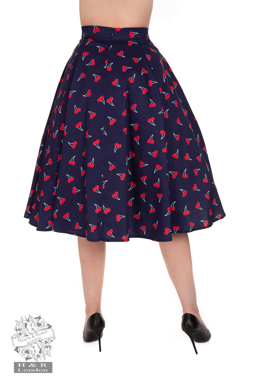 Sweet Cherry Swing Skirt